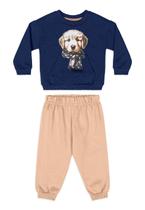 Conjunto Bebê Menino Golden Puppy Quimby