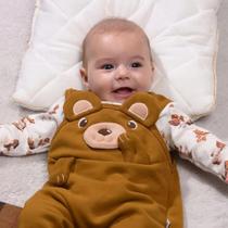Conjunto Bebê Menino Jardineira e Body Ursinho Fofo Upi Uli Conjunto Bebê Menino Jardineira e Body Ursinho Fofo Upi Uli