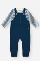 Conjunto Bebê Menino Listrado Marinho Divertto
