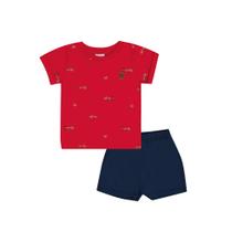 Conjunto Bebê Menino Manga Curta Pulla Bulla Ref. 50568 Conjunto Bebê Menino Manga Curta Pulla Bulla Ref. 50568