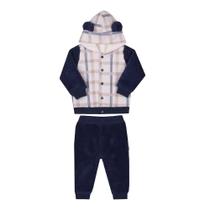 Conjunto Bebê Menino Paraiso C/ Jaqueta Dupla Inverno 14659