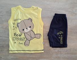 Conjunto Bebe Menino Urso (300826) Rovitex