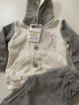Conjunto Bebê Moleton Calça e Blusa de Frio Aconchego P Conjunto Bebê Moleton Calça e Blusa de Frio Aconchego P