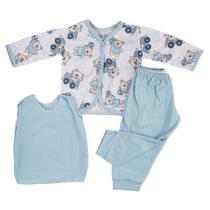 Conjunto Bebe Pagão Recém-nascido 100% Algodão 03B