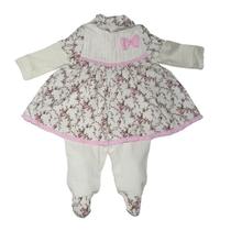 Conjunto Bebê Para Menina Kit 4 Peças Limpa Estoque