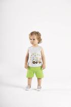 Conjunto Bebê Regata e Bermuda Dila 04131 Conjunto Bebê Regata e Bermuda Dila 04131