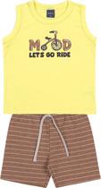 Conjunto Bebê Regata e Bermuda Dila 04133