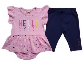 Conjunto Bebê Tamanho G Menina Verão Time Kids Livy