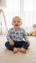 Conjunto Bebe Tamanho GG Menino Cardigan e Calça Inverno Conjunto Bebe Tamanho GG Menino Cardigan e Calça Inverno