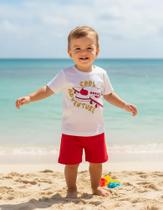 Conjunto Bebe Tamanho P e M Menino Verão Brandili/Elian