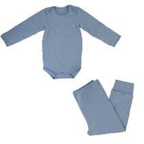 Conjunto Bebê Upman Body e Calça Térmico Azul Celeste 34BRF