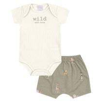 Conjunto Bege Bebê Pulla Bulla Menino - 53269-1271