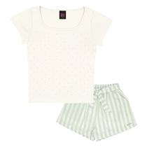 Conjunto Bege Juvenil Pulla Bulla Menina - 53523-1271 Conjunto Bege Juvenil Pulla Bulla Menina - 53523-1271