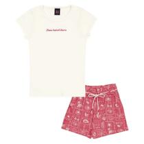 Conjunto Bege Juvenil Pulla Bulla Menina - 53527-1377 Conjunto Bege Juvenil Pulla Bulla Menina - 53527-1377
