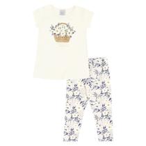 Conjunto Bege Primeiros Passos Menina - 53330-1271