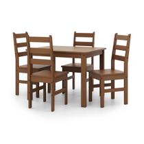 Conjunto bella mesa com 4 cadeiras - Woody Móveis
