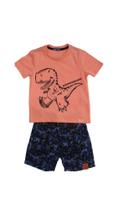 Conjunto Bermuda Camuflada Azul Ref D192618 Tam 2