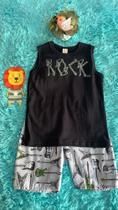 Conjunto bermuda e regata Conjunto bermuda e regata