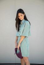 Conjunto bermuda xadrez vichy