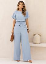 Conjunto Bia Marrant Azul Bebê