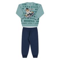 Conjunto Bicho Bagunca Moletom Estampa De Tigre