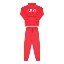 Conjunto Bicho Bagunca Moletom Gola Alta Ziper