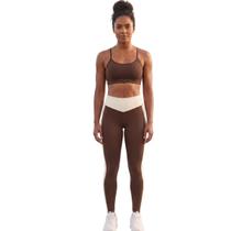 Conjunto Bicolor Top e Calça Fitness Vekyo Roupa Para Academia Treino Moda Feminina Musculação Conjunto Bicolor Top e Calça Fitness Vekyo Roupa Para Academia Treino Moda Feminina Musculação
