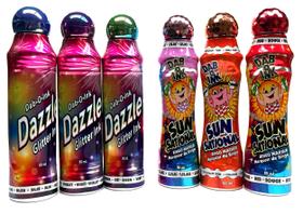 Conjunto Bingo Dauber Dab-O-Ink 3 Dazzle Glitter e 3 Ultra Bright