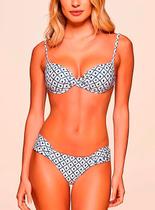 Conjunto Biquíni Água Doce 17447 Feminino Com Aro e Bojo Microfibra T. P/GG