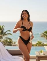 Conjunto Biquini Bojo Meia Taça Bronzeamento Amarração Moda Praia Conjunto Biquini Bojo Meia Taça Bronzeamento Amarração Moda Praia