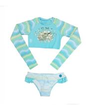 Conjunto Biquini+camiseta+ Marisol proteção solar Conjunto Biquini+camiseta+ Marisol proteção solar