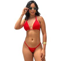 Conjunto Biquíni Cortininha com Bojo Regulagem de Amarração Conjunto Biquíni Cortininha com Bojo Regulagem de Amarração