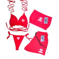 Conjunto Biquíni Cortininha Gringas Model