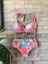 Conjunto biquíni estampado