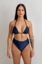 Conjunto Biquini feminino Cos Alto Top Cortininha