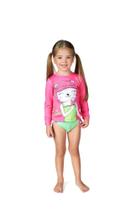 Conjunto Biquini Feminino de Praia com FPS Uv+50 Blusa e Calcinha Verão 6293