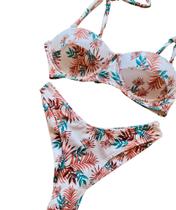 Conjunto biquini fio duplo top com bojo Conjunto biquini fio duplo top com bojo