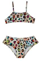 Conjunto Biquíni Infantil Com Babado