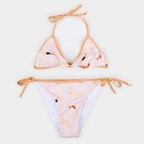 Conjunto Biquíni Infantil Hering Com Proteção UV 50+ Estampado Conjunto Biquíni Infantil Hering Com Proteção UV 50+ Estampado