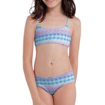 Conjunto Biquini Infantil She Estampado Dupla Face Conforto Conjunto Biquini Infantil She Estampado Dupla Face Conforto