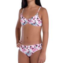 Conjunto Biquini Juvenil She Estampado Alça Fina Microfibra Conjunto Biquini Juvenil She Estampado Alça Fina Microfibra