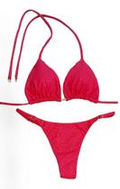 Conjunto biquíni onça vermelho Conjunto biquíni onça vermelho
