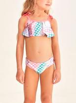 Conjunto Biquíni Pingo de Alegria 112613P Infantil Top e Calcinha Poliéster T. 04/10 Conjunto Biquíni Pingo de Alegria 112613P Infantil Top e Calcinha Poliéster T. 04/10