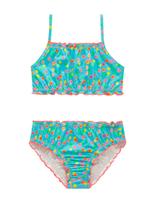 Conjunto Biquíni Pingo de Alegria PG18 Infantil Top e Calcinha Zig Proteção Solar UV50+ Poliéster T. 04/10