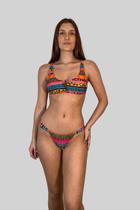 Conjunto biquíni top aro "v" africanos Conjunto biquíni top aro "v" africanos