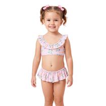 Conjunto Biquíni Top e Calcinha Lollypop Infantil Tip Top -