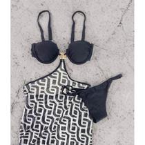 conjunto biquíni três peças tule saída de praia vestido