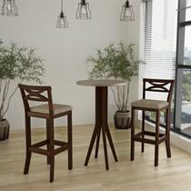 Conjunto Bistrô 1 Mesa 2 Banquetas Copacabana