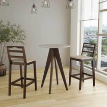 Conjunto Bistrô 1 Mesa 2 Banquetas Denver