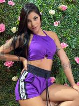 Conjunto Black diamond lilás Conjunto Black diamond lilás